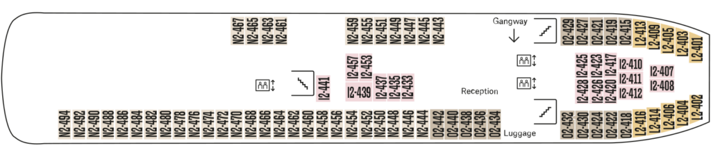 MS Maud Deckplan Deck 4