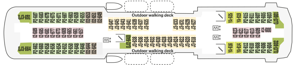 MS Maud Deckplan Deck 6