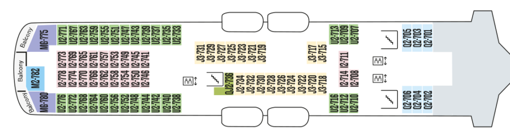 MS Maud Deckplan Deck 7
